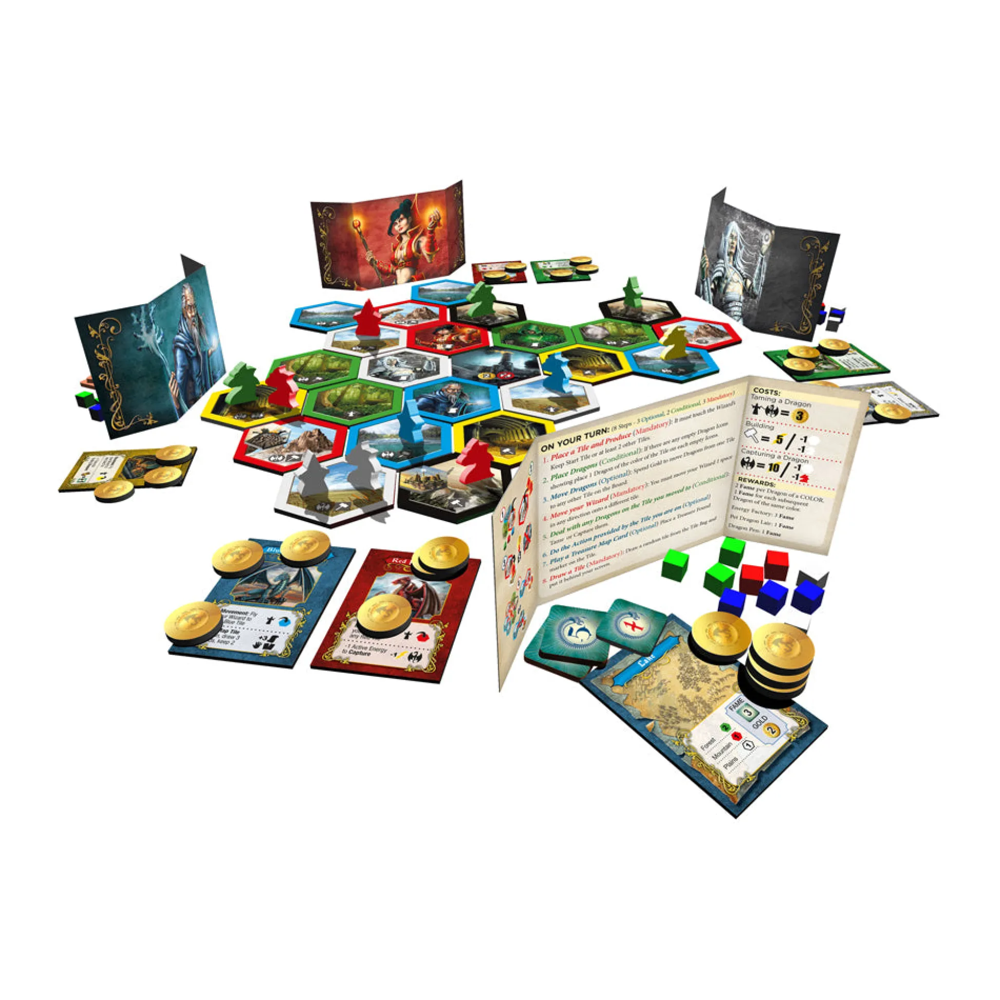 AreYouGame Dragon Island Strategic Exploration Board Game* Board Games|Role-Playing Games