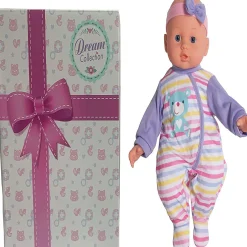 Flat River Group DREAM COLLECTION 14" Interactive Chatter & Coo Baby Doll - Blue Eyes* Social & Emotional Skills|Interactive Dolls & Pets