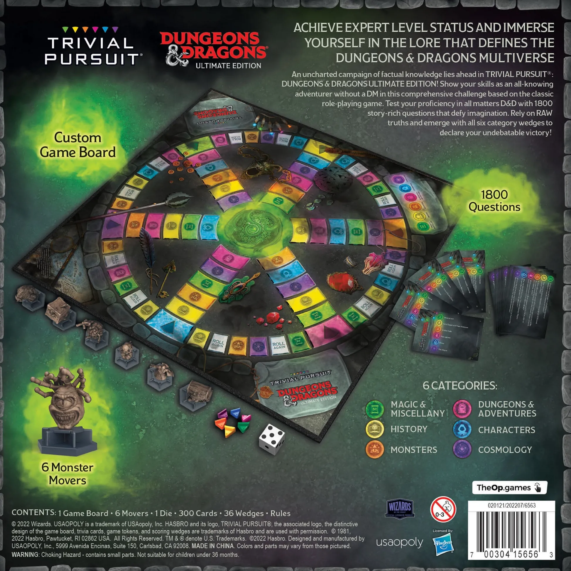 Educators Resource Dungeons & Dragons Trivial Pursuit Ultimate Edition Board Game* Board Games|Role-Playing Games