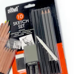 Flat River Group Duomo Fine Arts Creative Explorer 22pc Art Starter Set for Kids 9+* Drawing, Color & Painting
