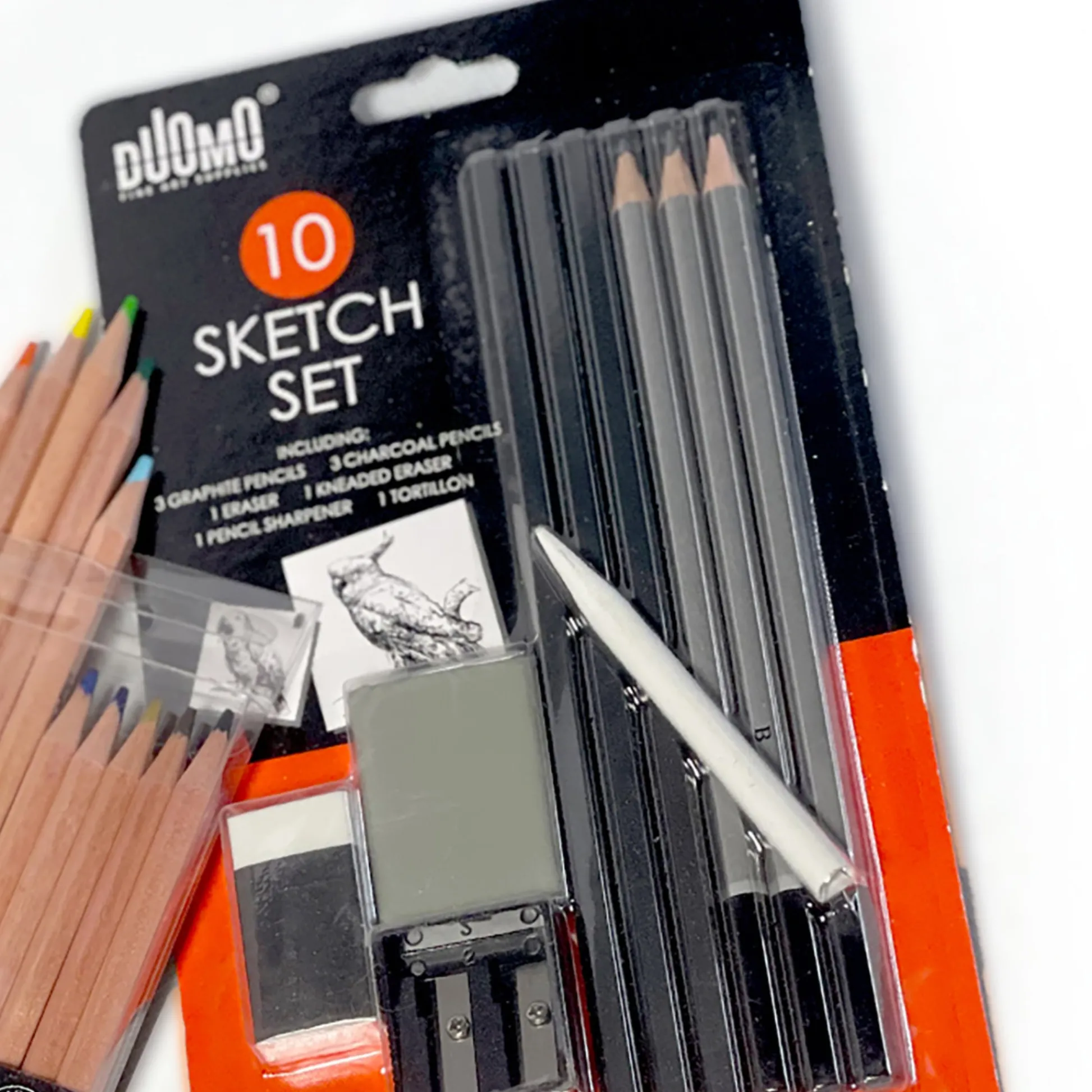 Flat River Group Duomo Fine Arts Creative Explorer 22pc Art Starter Set for Kids 9+* Drawing, Color & Painting