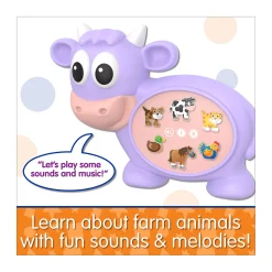 AreYouGame Early Learning - Barnyard Cow Interactive Learning Toy* Preschool Education Toys & Activities