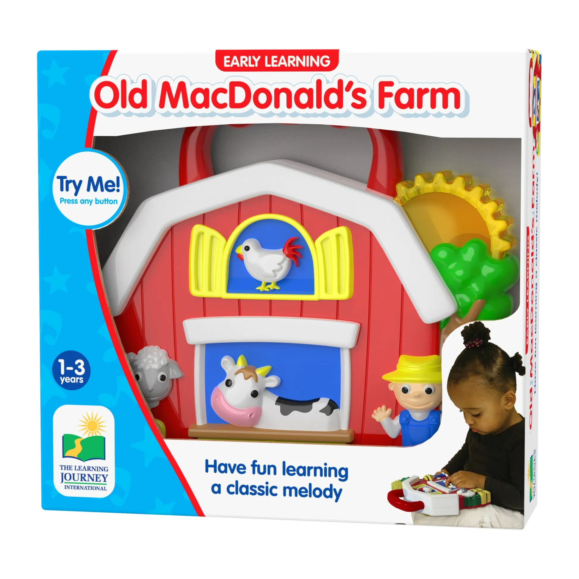AreYouGame Early Learning - Old MacDonald's Farm Interactive Toy Barn* Preschool Education Toys & Activities
