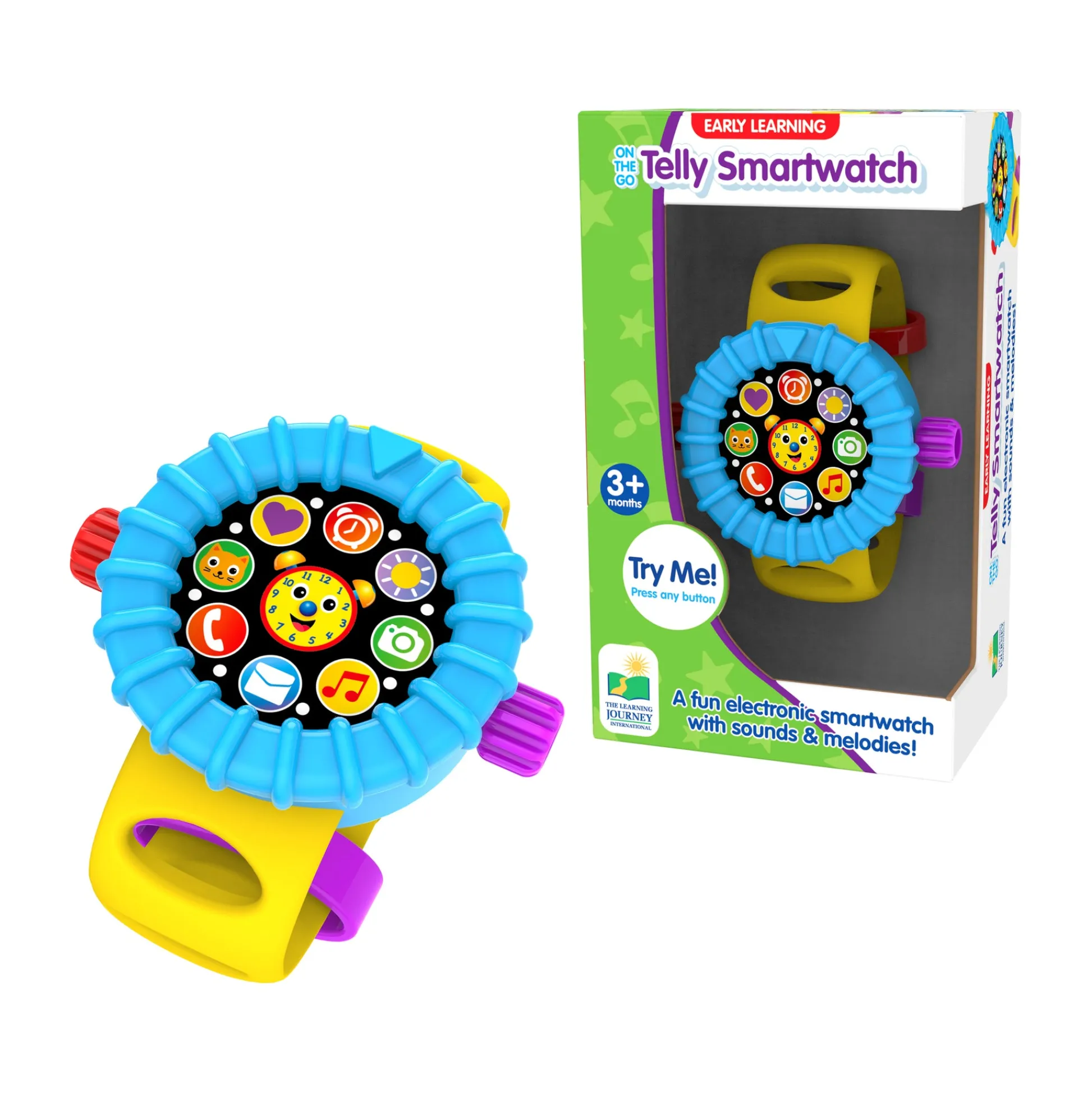 AreYouGame Early Learning - On the Go Telly Smartwatch for Toddlers* Developmental Toys