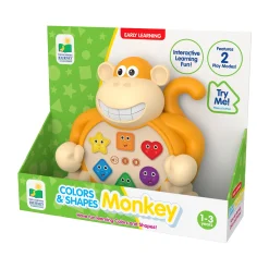 AreYouGame Early Learning Colors & Shapes Monkey - Interactive Educational Toy* Preschool Education Toys & Activities