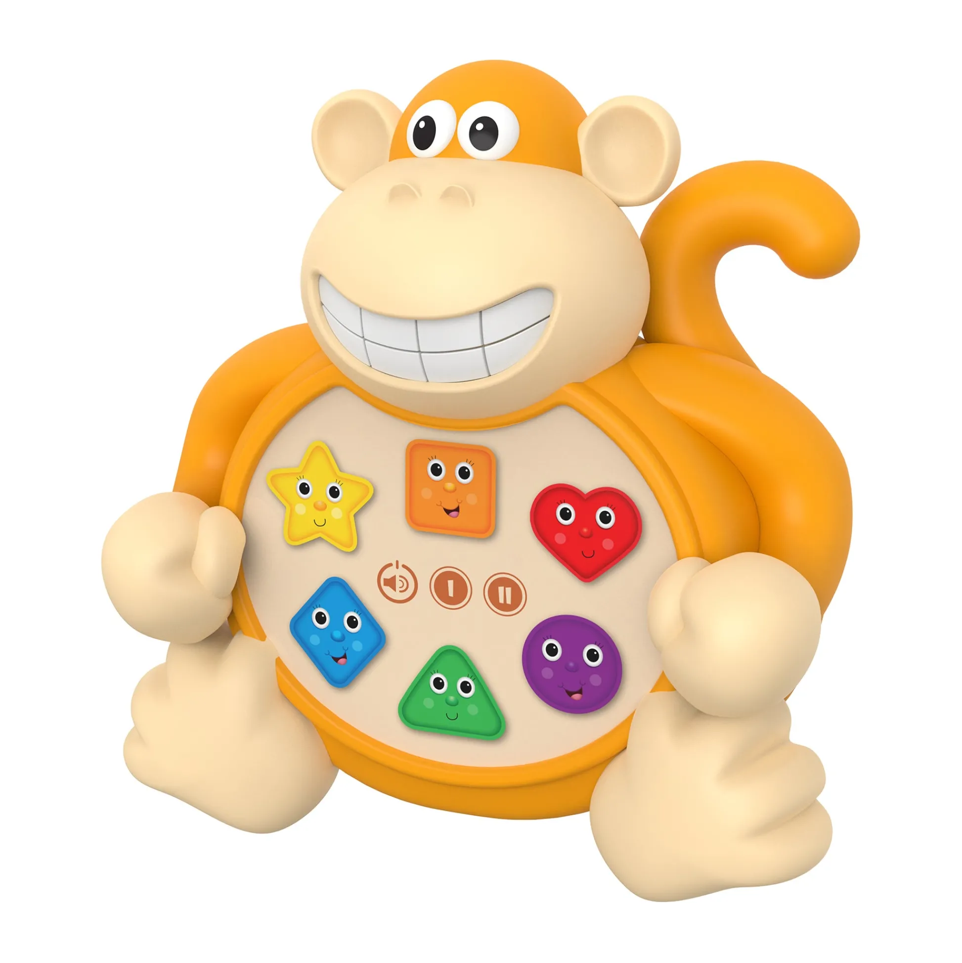AreYouGame Early Learning Colors & Shapes Monkey - Interactive Educational Toy* Preschool Education Toys & Activities
