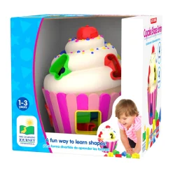AreYouGame Early Learning Cupcake Shape Sorter - Colorful Learning Fun!* Preschool Education Toys & Activities