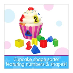 AreYouGame Early Learning Cupcake Shape Sorter - Colorful Learning Fun!* Preschool Education Toys & Activities