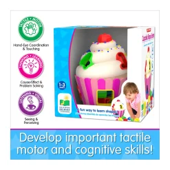 AreYouGame Early Learning Cupcake Shape Sorter - Colorful Learning Fun!* Preschool Education Toys & Activities