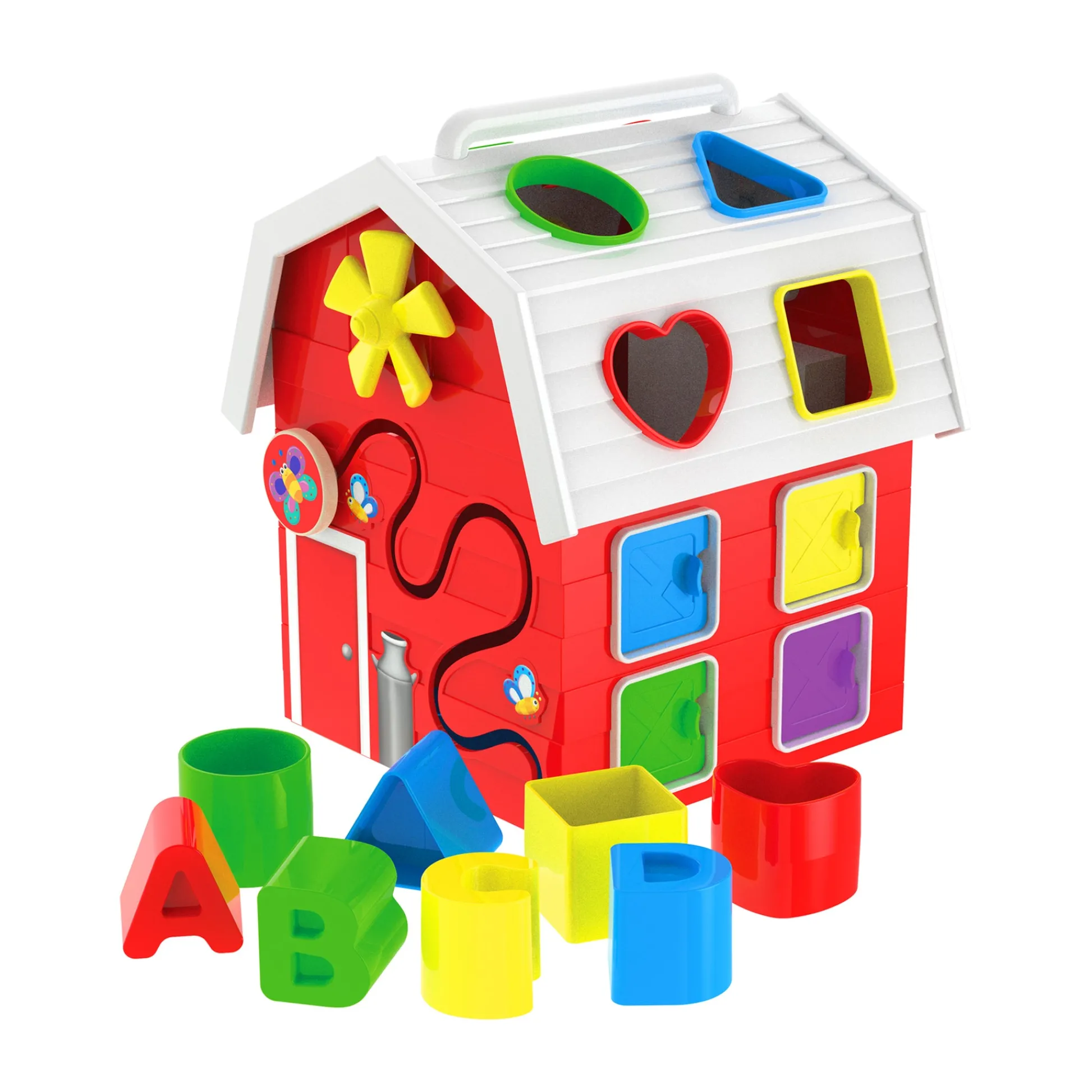 AreYouGame Early Learning Farm Activity Cube - Interactive Educational Toy* Preschool Education Toys & Activities
