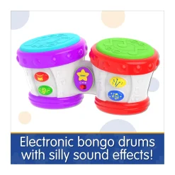 AreYouGame Early Learning Little Baby Bongo Drums Interactive Musical Toy* Preschool Education Toys & Activities