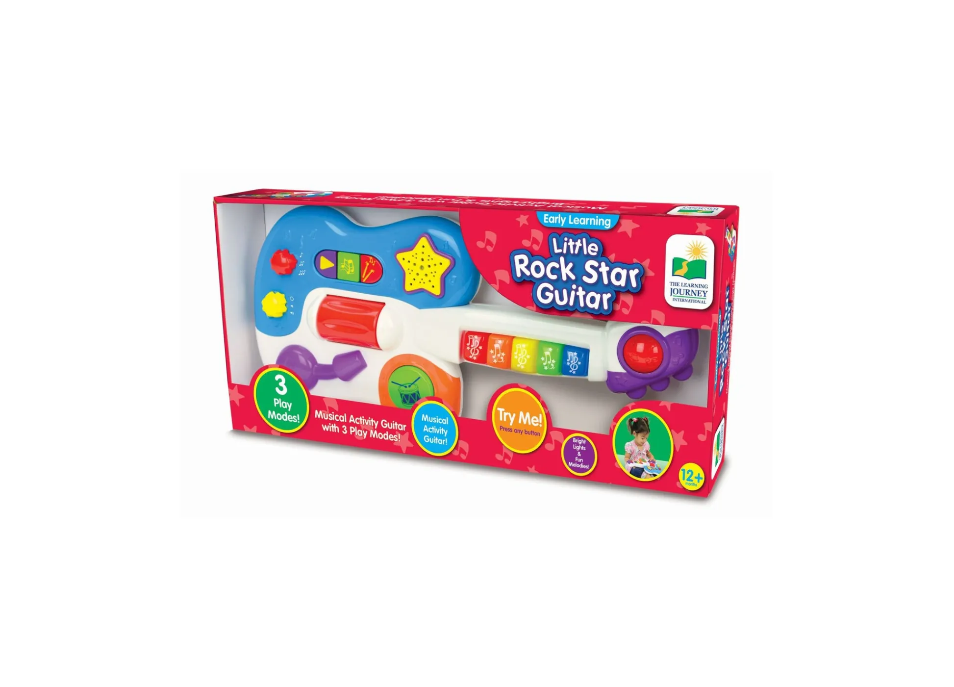 AreYouGame Early Learning Little Rock Star Guitar - Interactive Musical Toy* Preschool Education Toys & Activities