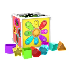 AreYouGame Early Learning Pop & Discover Activity Cube - Multisensory Exploration Toy* Preschool Education Toys & Activities