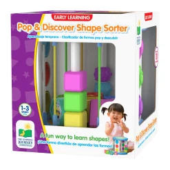 AreYouGame Early Learning Pop & Discover Shape Sorter - Multifunctional Sensory Toy* Preschool Education Toys & Activities
