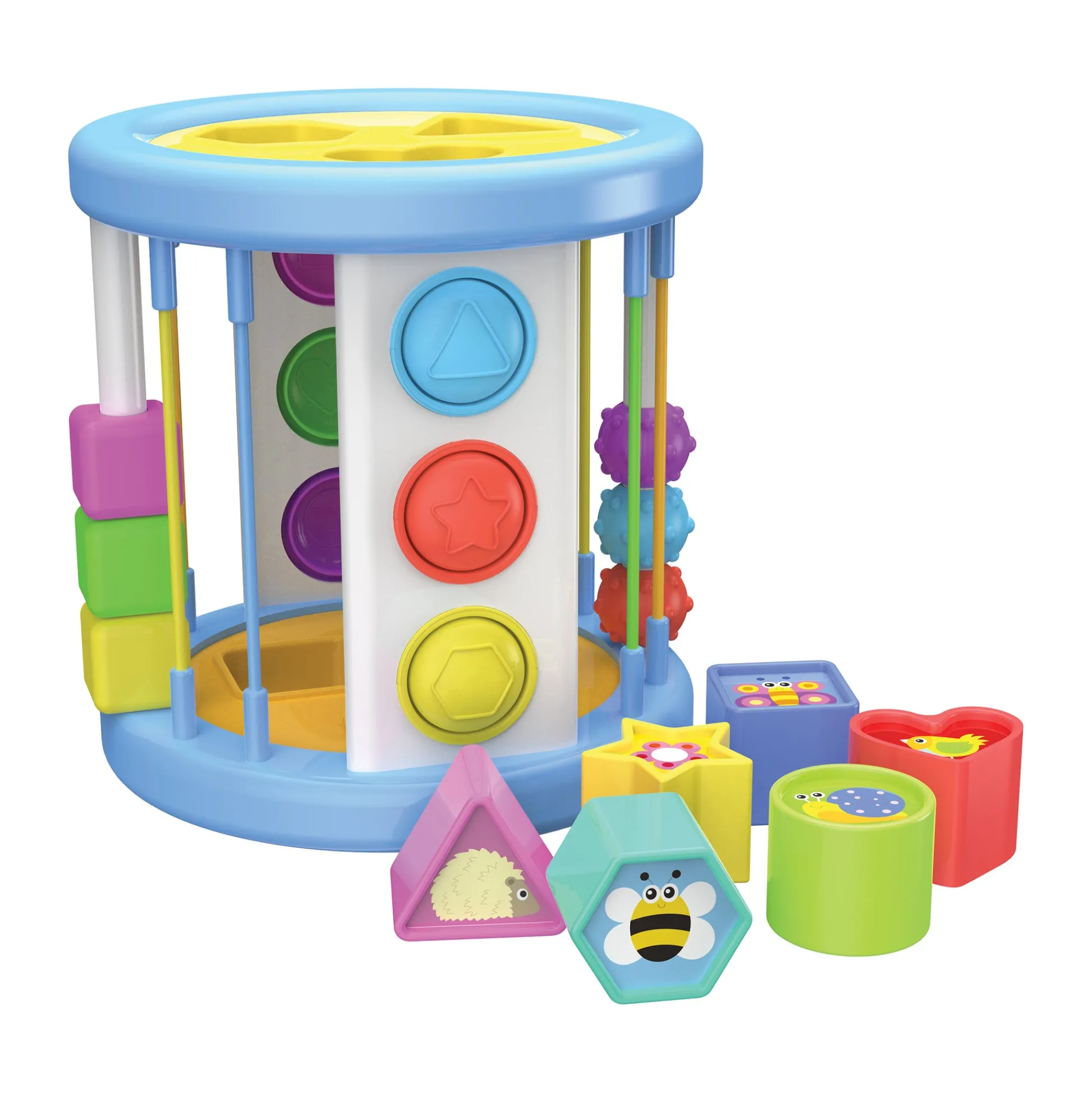 AreYouGame Early Learning Pop & Discover Shape Sorter - Multifunctional Sensory Toy* Preschool Education Toys & Activities