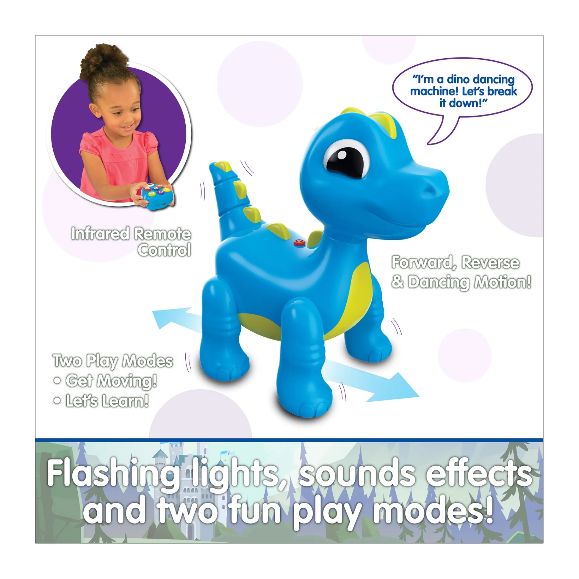 AreYouGame Early Learning Remote Control ABC Dancing Dino Toy* Preschool Education Toys & Activities