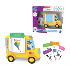 AreYouGame Early Learning Talk & Teach Bus Interactive Flash Card Reader* Preschool Education Toys & Activities