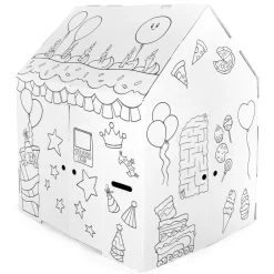 Flat River Group Easy Playhouse Birthday Art & Craft Cardboard Fort for Kids* Crafts & Activities