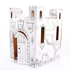 Flat River Group Easy Playhouse Fairy Tale Castle - Creative Cardboard Fort for Kids* Tents, Tunnels & Playhouses|Dress Up