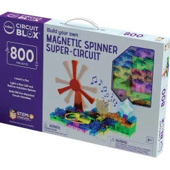 Flat River Group E-Blox Circuit Blox Magnetic Induction Spinner Super Circuit - STEM Toy, 800 Projects, Ages 8+* Magnetic Tiles & Building Sets