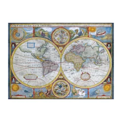 AreYouGame Educa Antique World Map Jigsaw Puzzle - 1000 pc* Puzzles