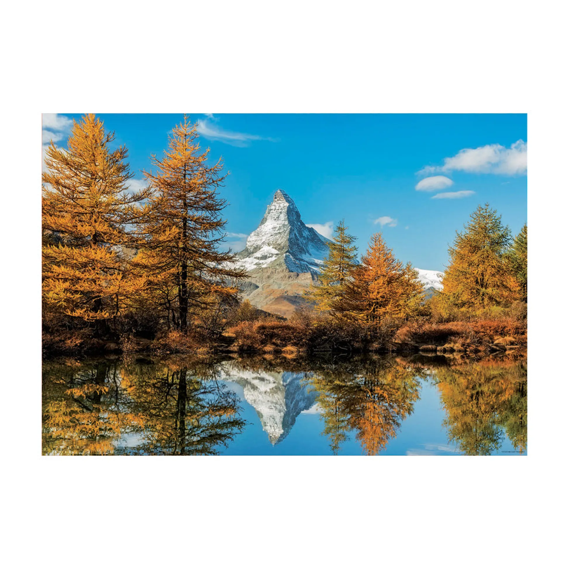 AreYouGame Educa Matterhorn Mountain Autumn Jigsaw Puzzle - 1000 pc* Puzzles