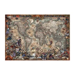 AreYouGame Educa Pirates Map Jigsaw Puzzle - 2000 pc* Puzzles