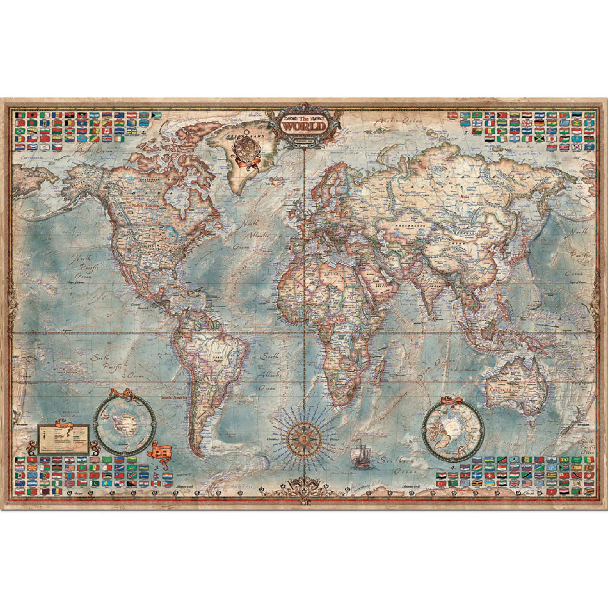AreYouGame Educa The World Jigsaw Puzzle - 4000 pc* Puzzles