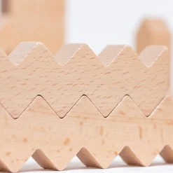 Educators Resource Educational Advantage ZigZag Blocks - 30 Piece Building Set* Wood & Jumbo Blocks