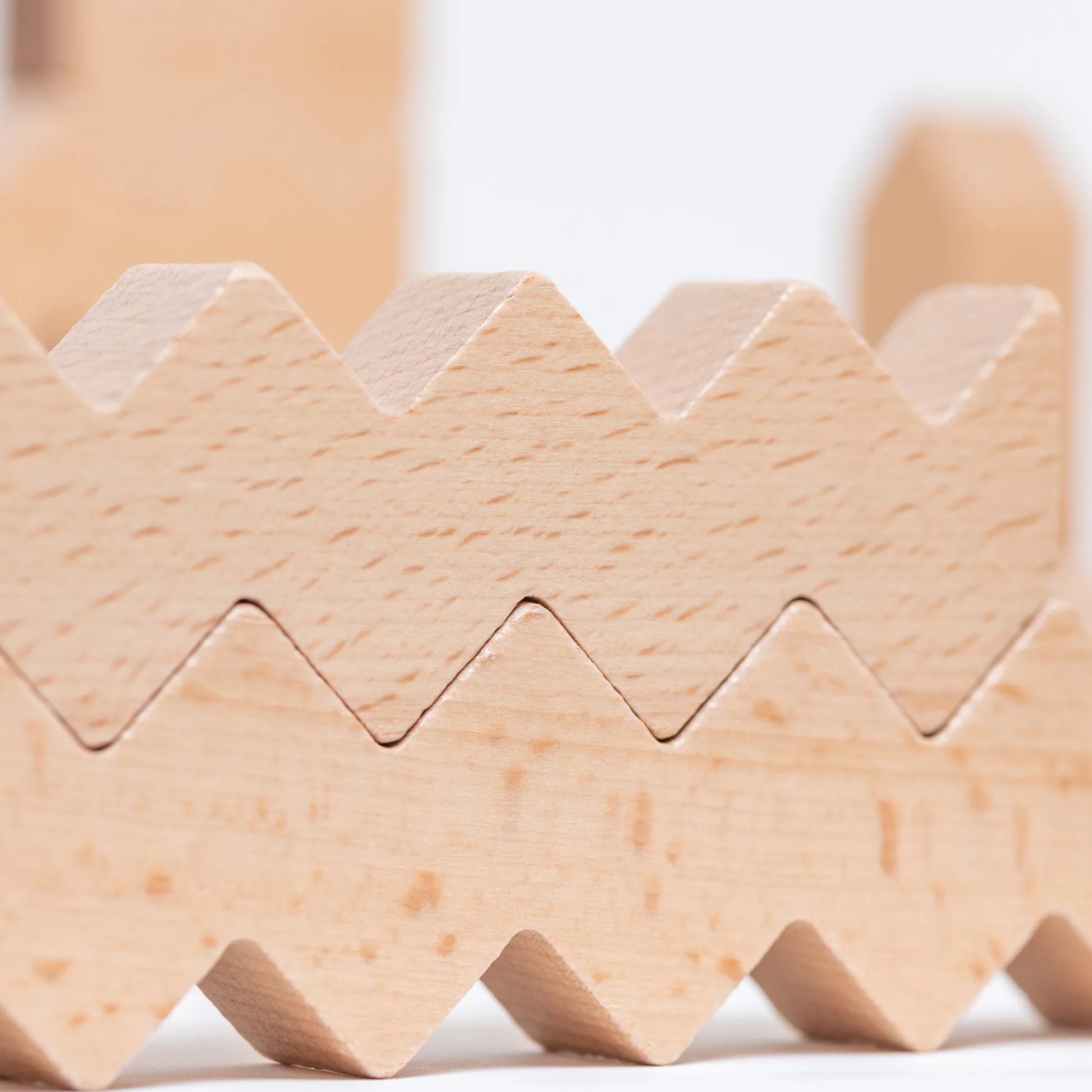 Educators Resource Educational Advantage ZigZag Blocks - 30 Piece Building Set* Wood & Jumbo Blocks