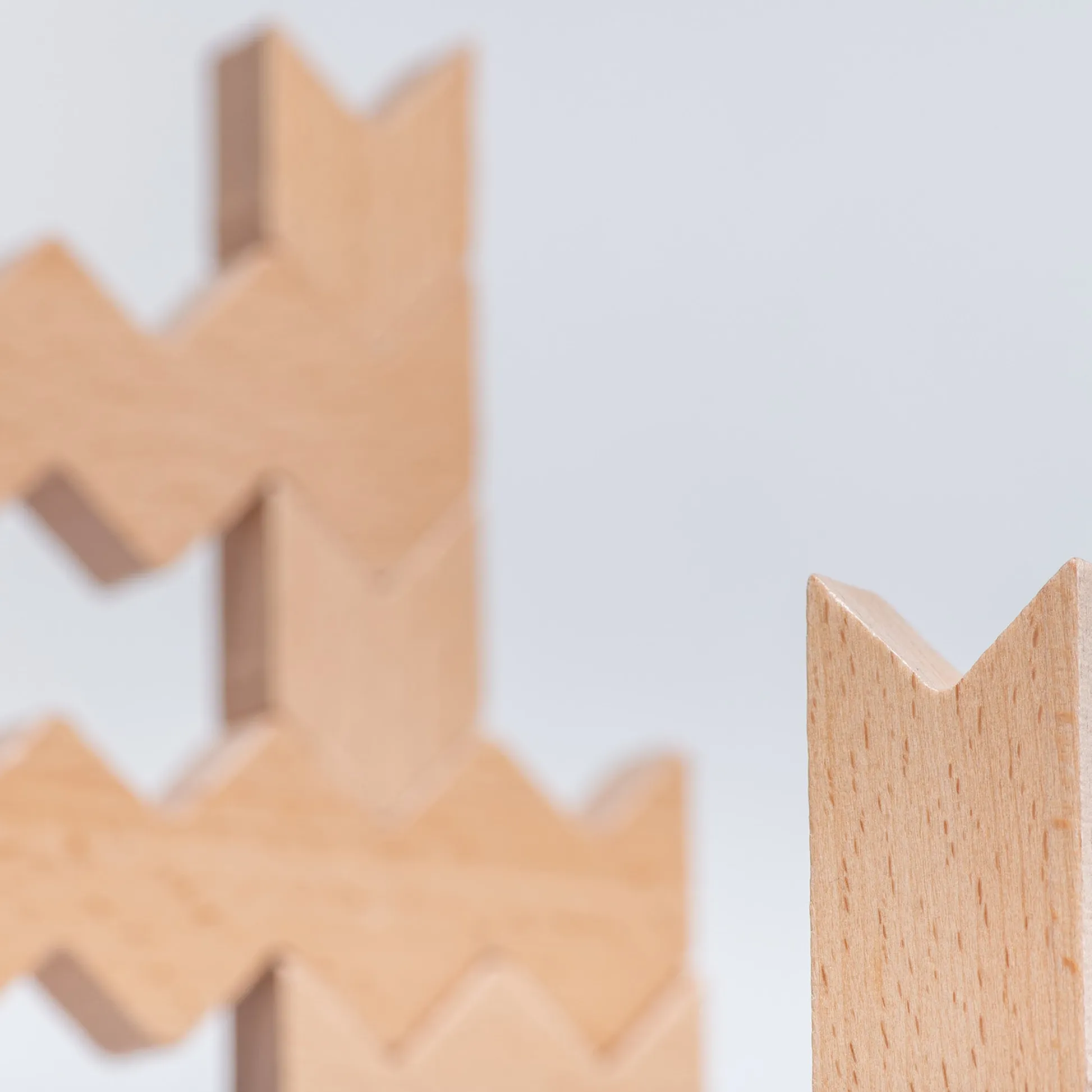 Educators Resource Educational Advantage ZigZag Blocks - 30 Piece Building Set* Wood & Jumbo Blocks