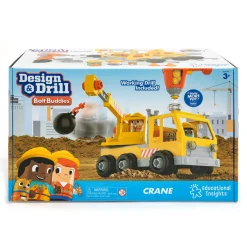 Educators Resource Educational Insights Design & Drill Bolt Buddies Crane - Interactive Construction Toy* Preschool Building Sets & Blocks|Preschool Education Toys & Activities