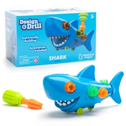 Educators Resource Educational Insights Design & Drill Shark - Interactive Building Toy* Preschool Education Toys & Activities