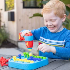 Educators Resource Educational Insights Design & Drill Bolt-It Bucket - Colorful Construction Fun* Preschool Education Toys & Activities