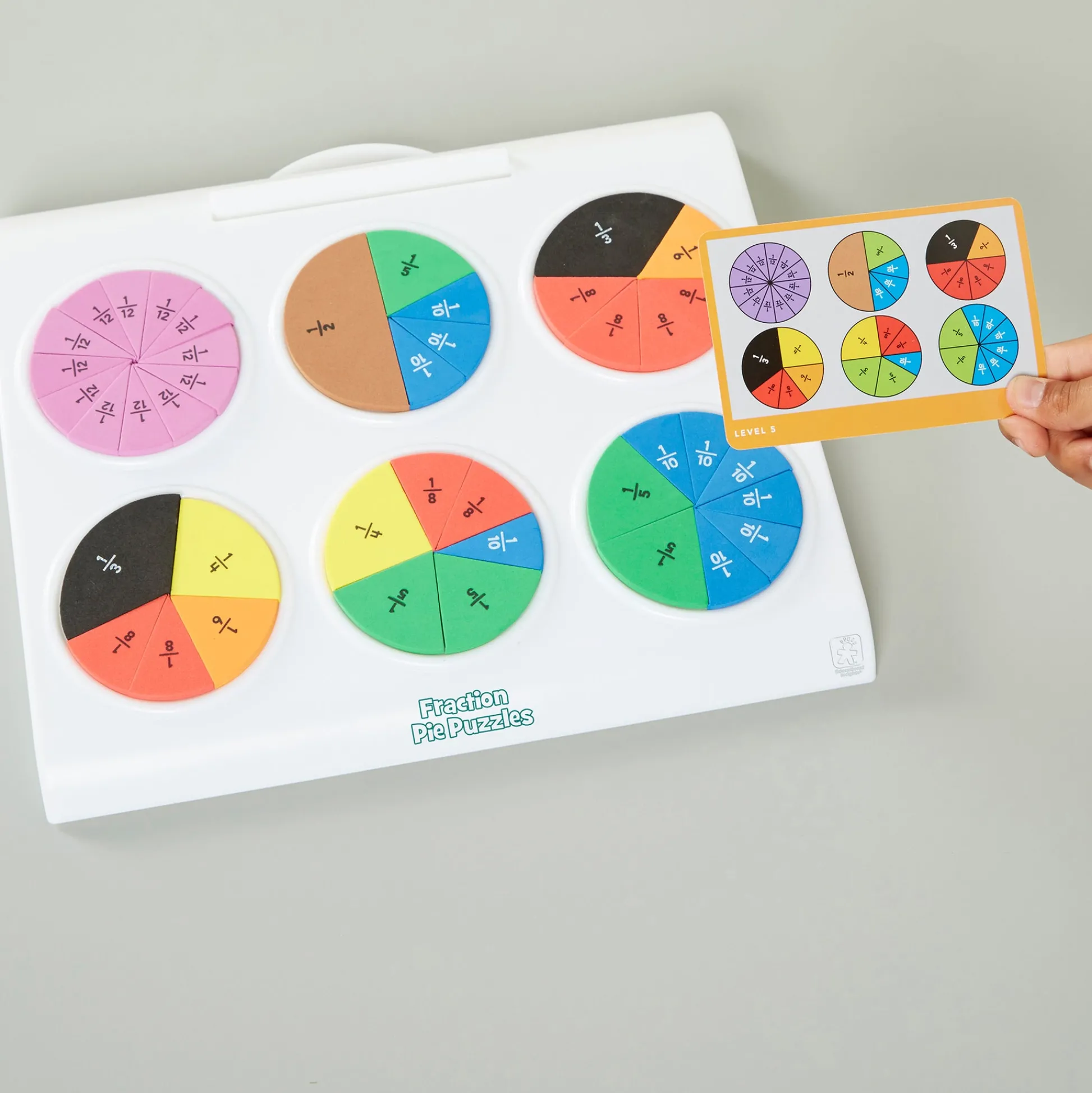 Educators Resource Educational Insights Fraction Pie Puzzles - Engaging Math Learning Toy* Math Toys|Math, Counting & Time