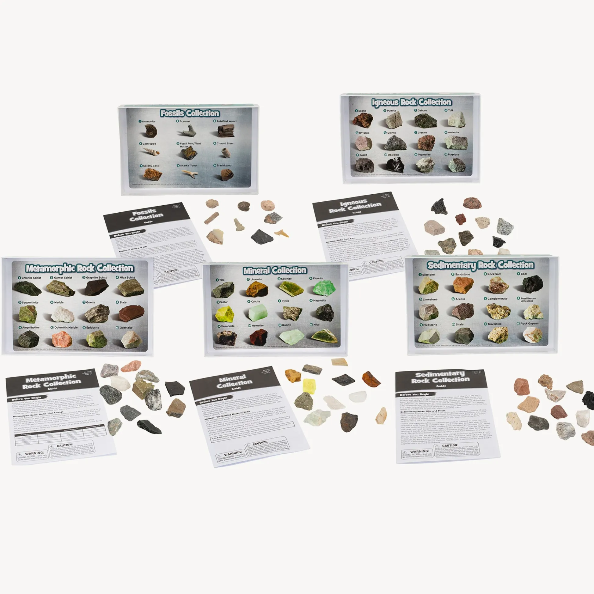 Educators Resource Educational Insights GeoSafari Rock and Fossil Explorer Set - 57 Pieces* Science & Discovery