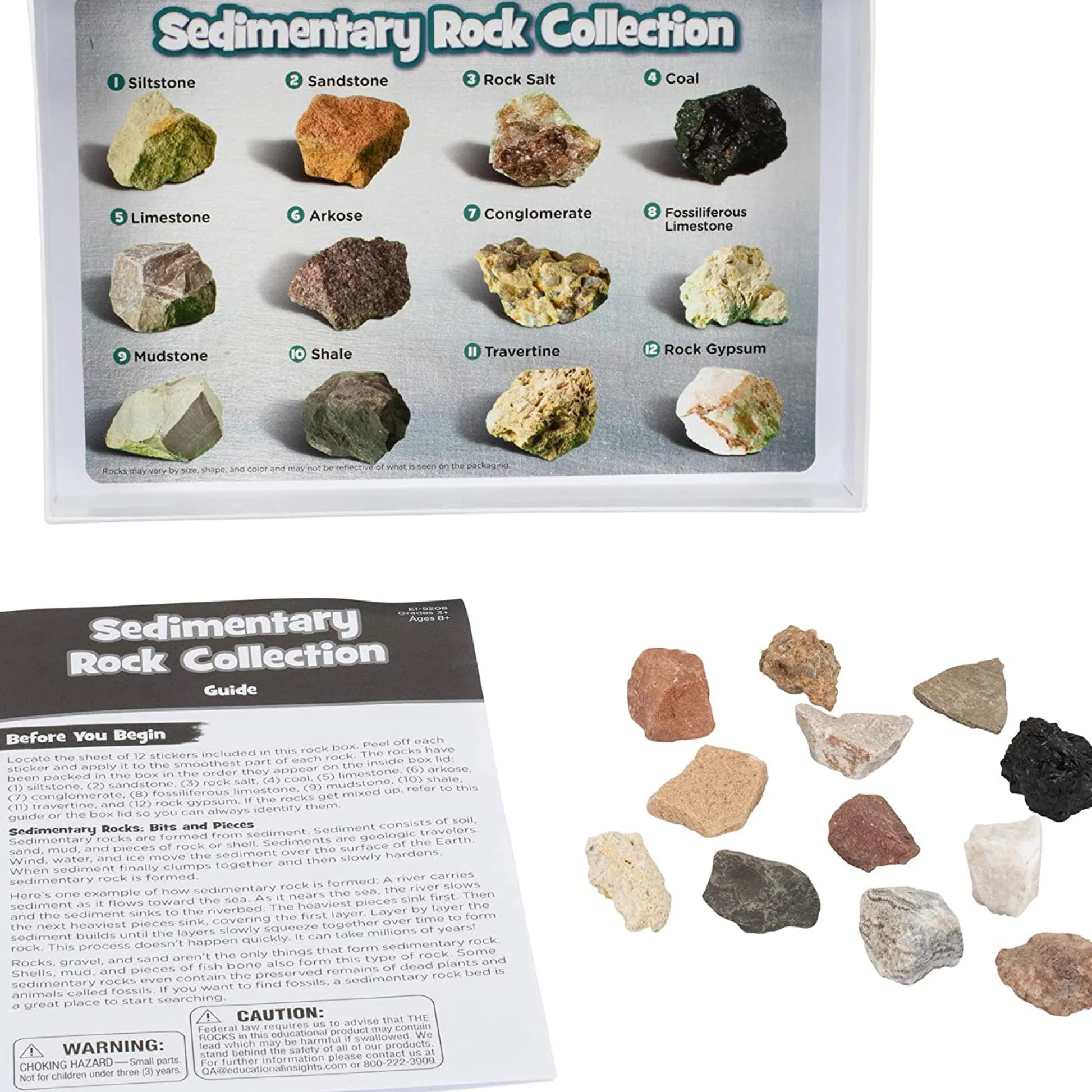 Educators Resource Educational Insights GeoSafari Rock and Fossil Explorer Set - 57 Pieces* Science & Discovery