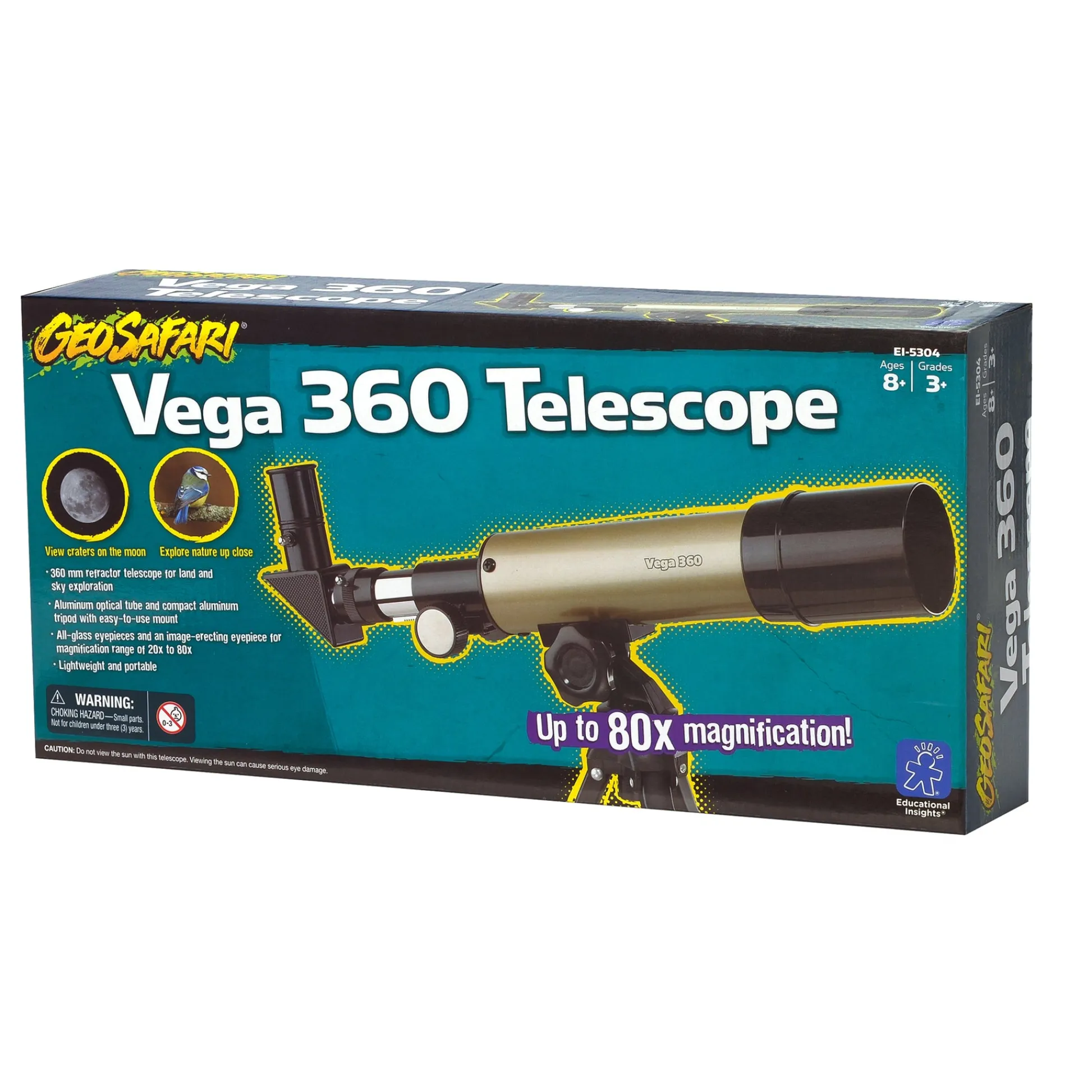 Educators Resource Educational Insights GeoSafari Vega 360 Telescope - Discovery Kit* Science & Discovery