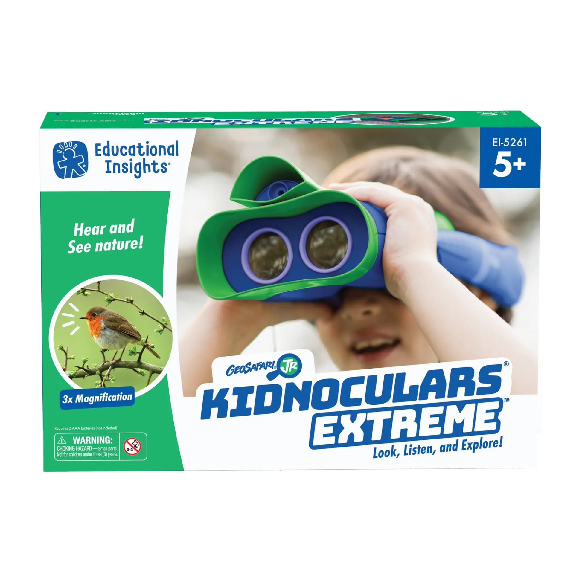 AreYouGame Educational Insights GeoSafari Jr. Kidnoculars Extreme, 3x Magnification* Preschool Education Toys & Activities