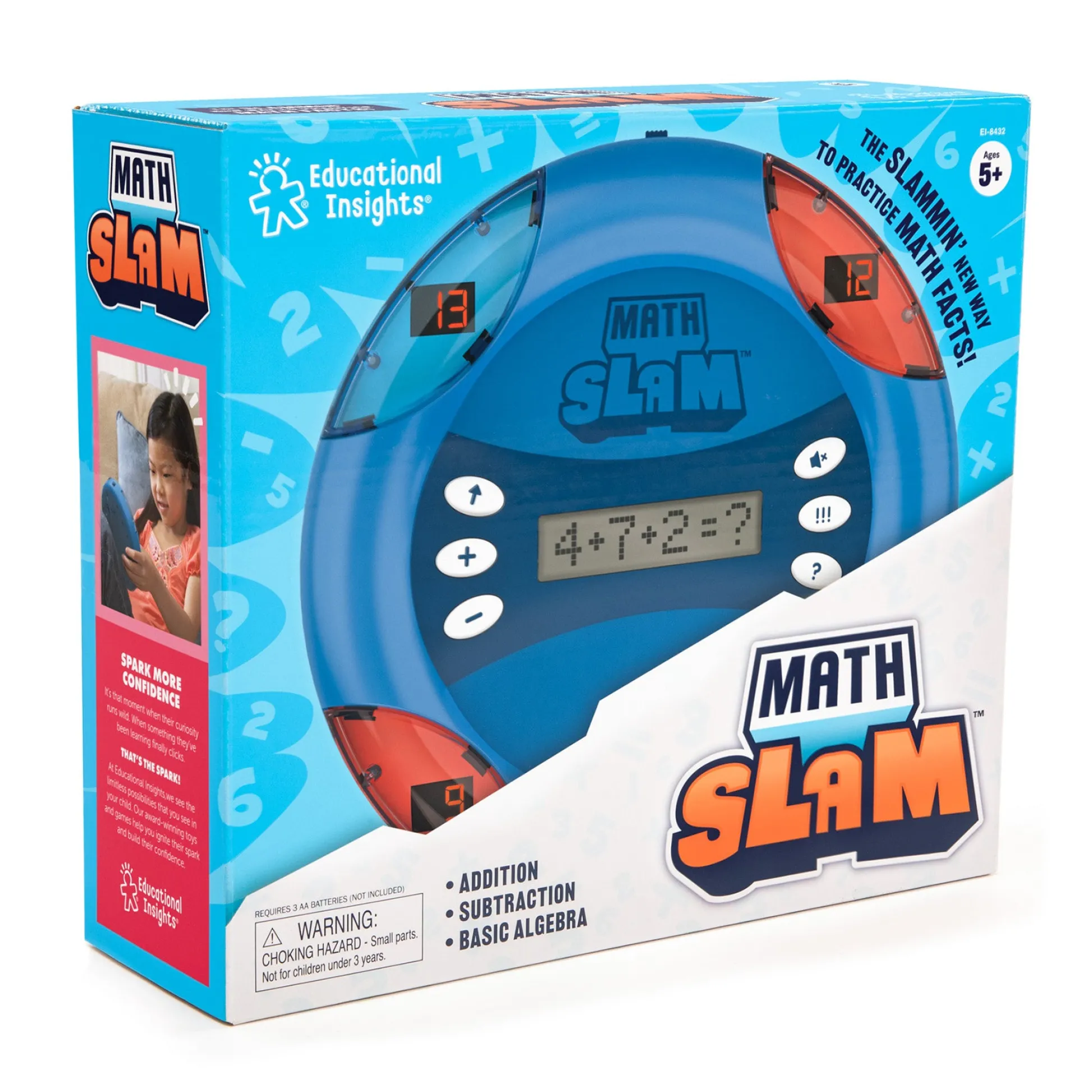 Educators Resource Educational Insights Math Slam Handheld Electronic Math Game* Math Toys|Math, Counting & Time