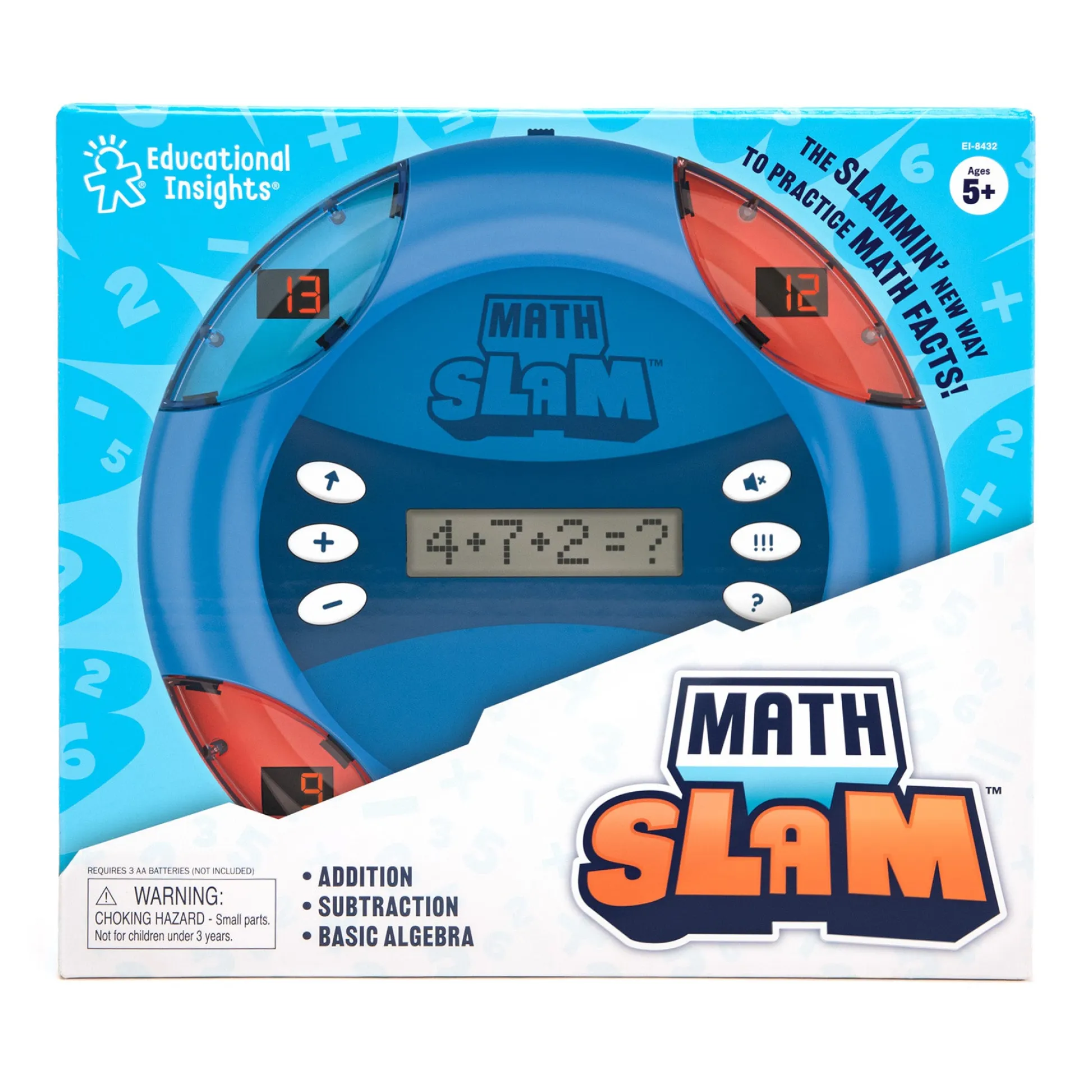 Educators Resource Educational Insights Math Slam Handheld Electronic Math Game* Math Toys|Math, Counting & Time