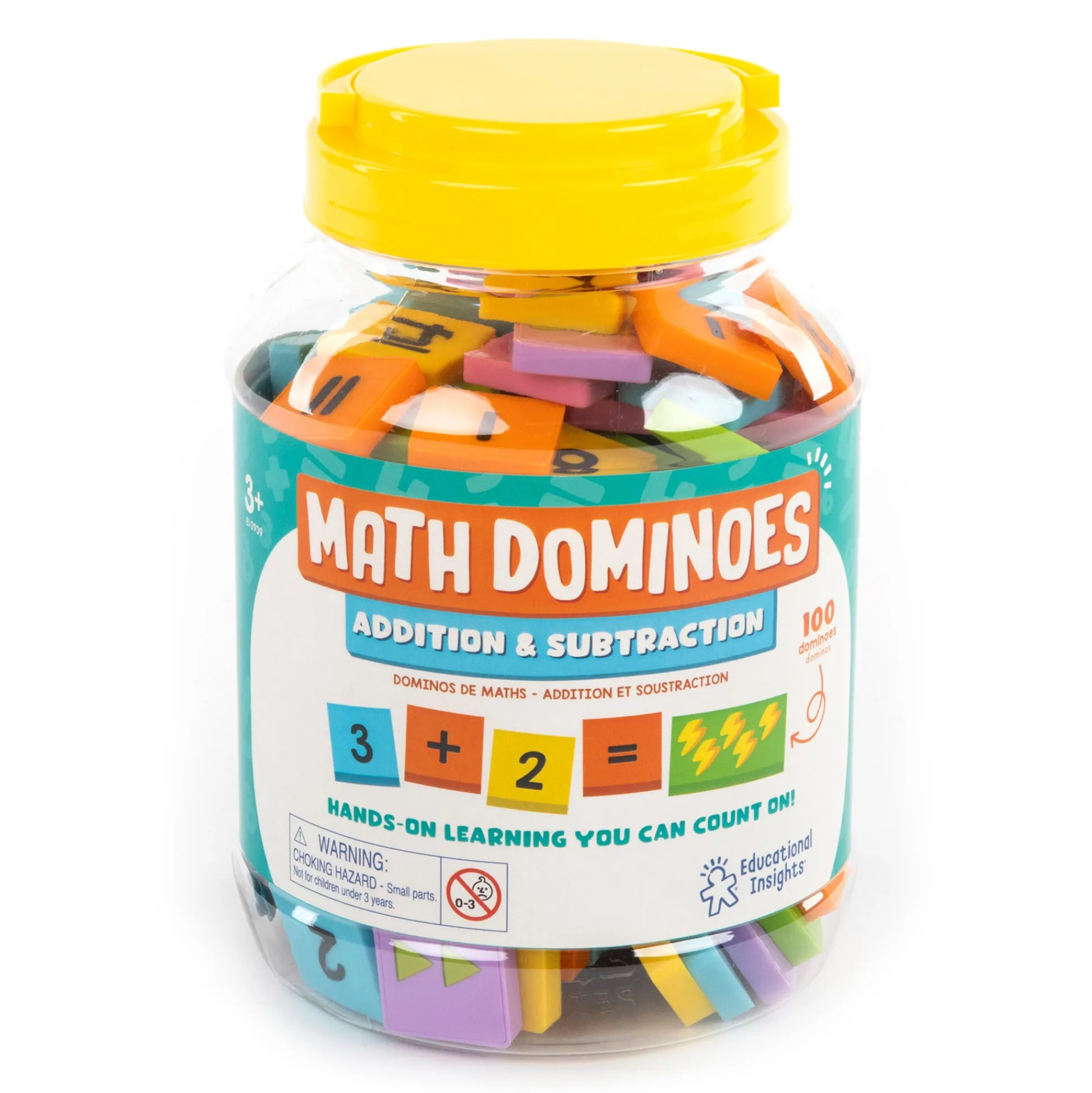 Educators Resource Educational Insights Math Dominoes - Engaging Addition & Subtraction Game* Preschool Education Toys & Activities