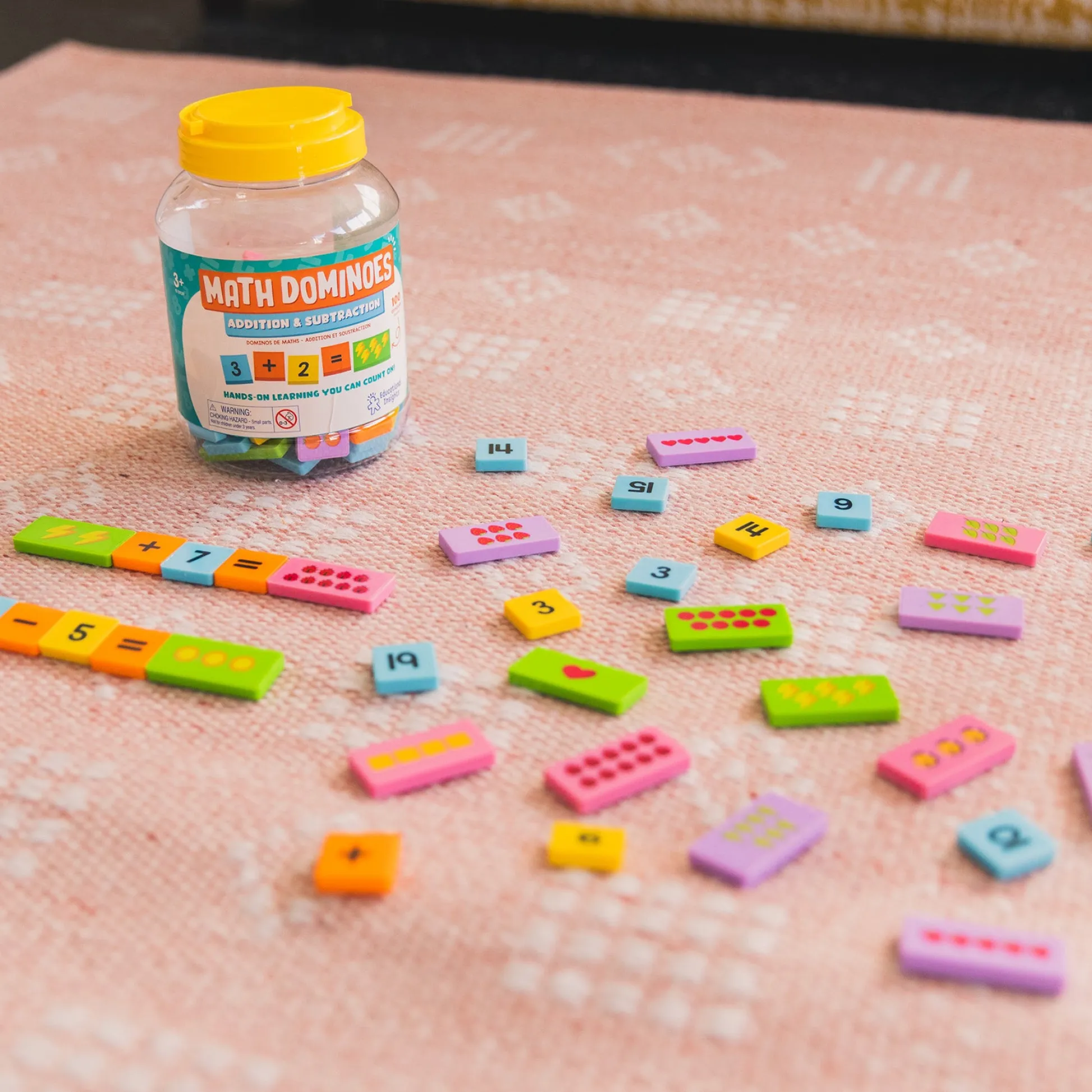 Educators Resource Educational Insights Math Dominoes - Engaging Addition & Subtraction Game* Preschool Education Toys & Activities