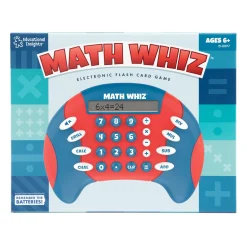 Educators Resource Educational Insights Math Whiz Handheld Electronic Math Game for Ages 6+* Math Toys|Math, Counting & Time