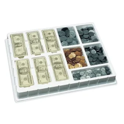 Educators Resource Educational Insights Play Money, Coins & Bills Deluxe Set - Realistic Pretend Currency* Math Toys|Math, Counting & Time