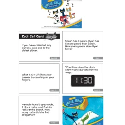 Educators Resource Edupress Pete the Cat Cool Cat Math Game - Grade-Level Educational Fun* Role-Playing Games|Board Games