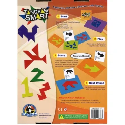 Educators Resource EduStic Tangram Smart Game - Colorful Shape-Matching Challenge* Toddler & Preschool Games & Puzzles