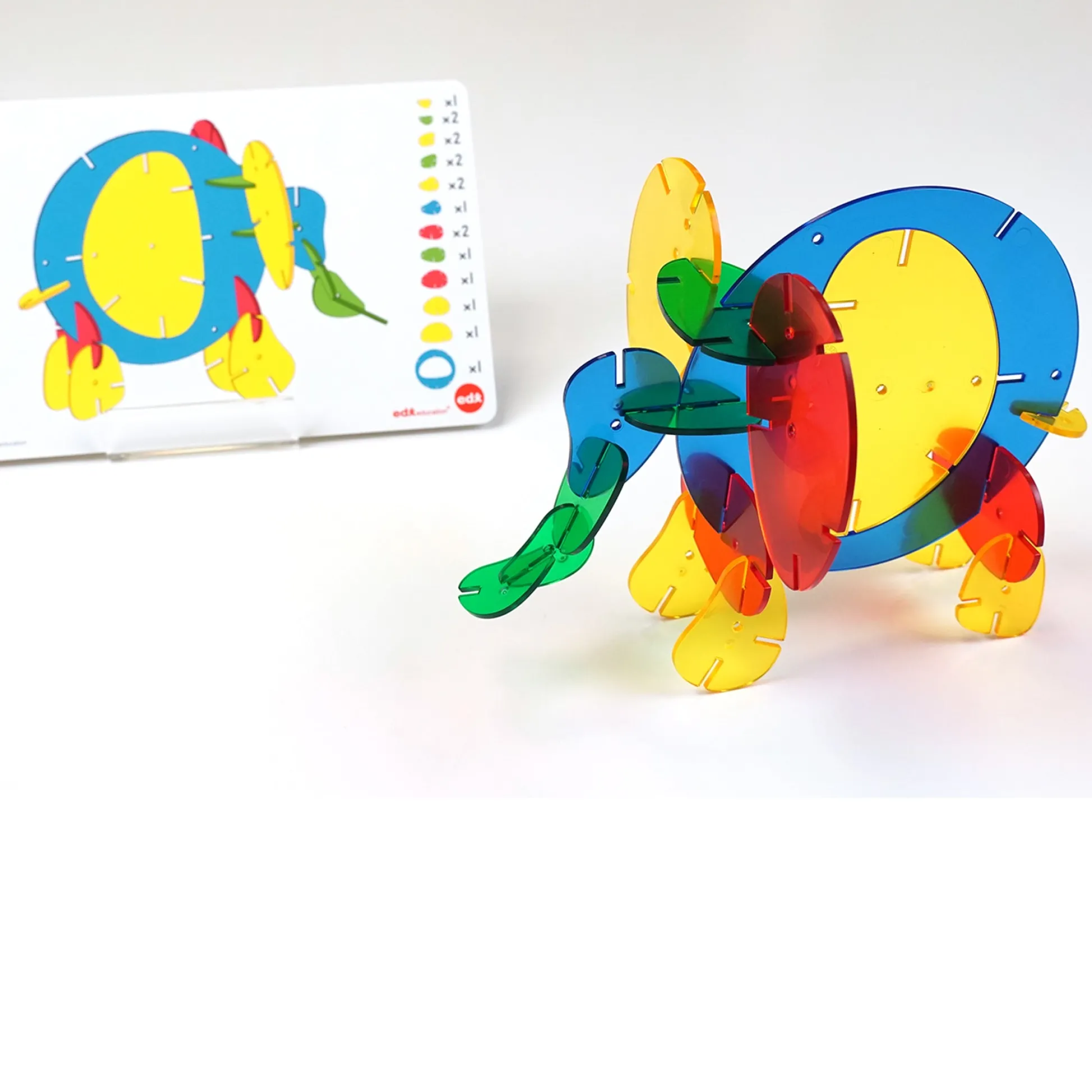 Educators Resource edxeducation Interlocking Rainbow Pebbles - Creative Building Set* Preschool Building Sets & Blocks|Preschool Education Toys & Activities