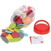 Educators Resource edxeducation Junior Rainbow Pebbles - Earth Colors - Mini Jar - 36 Piece Set* Preschool Education Toys & Activities