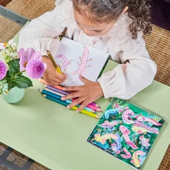 Flat River Group eeBoo Axolotl Collection Double-Sided Jumbo Colored Pencils - 12 Colors* Drawing, Color & Painting